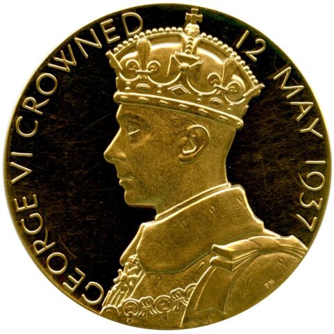 ジョージ6世 戴冠記念 4枚セット 1937年