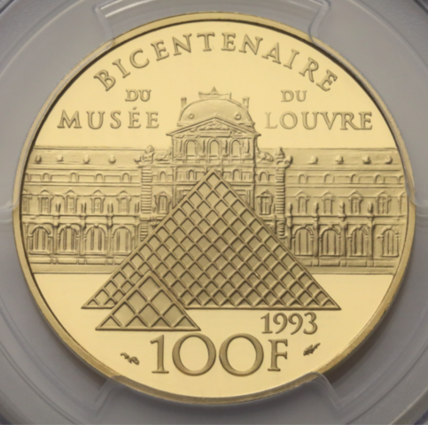 ナポレオン・ボナパルト ジョゼフィーヌ 100フラン金貨 1993年