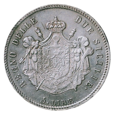 ヨアヒム・ミュラ 5リレ銀貨 1813年