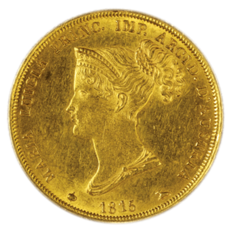 マリー･ルイーズ 40リレ金貨 1815年