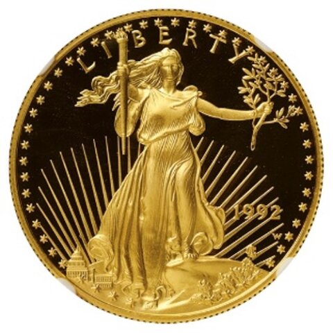 イーグル 自由の女神  50ドル金貨 1987年