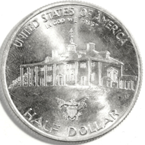 ジョージ・ワシントン  50セント銀貨 1982年