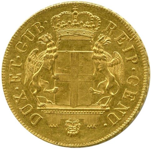 ジェノヴァ 96リレ金貨 1796年