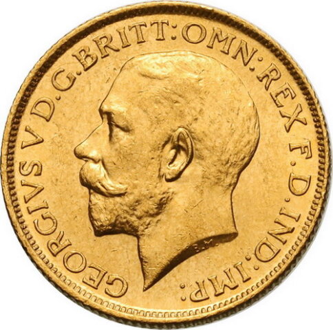 ジョージ5世 ソブリン金貨 1911年
