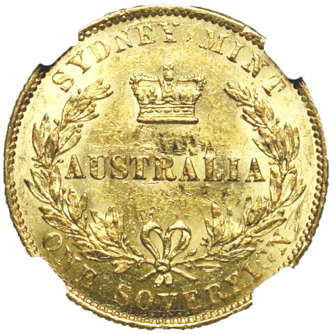 ヴィクトリア女王 ソブリン金貨 1866年