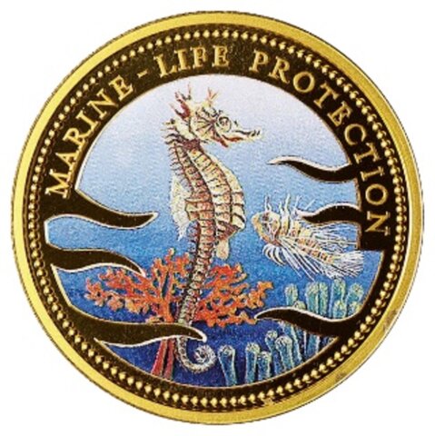 パラオ 海洋環境保護記念 タツノオトシゴ 200ドル金貨 1995年