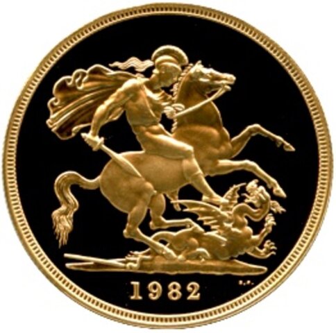 エリザベス2世 5ポンド金貨