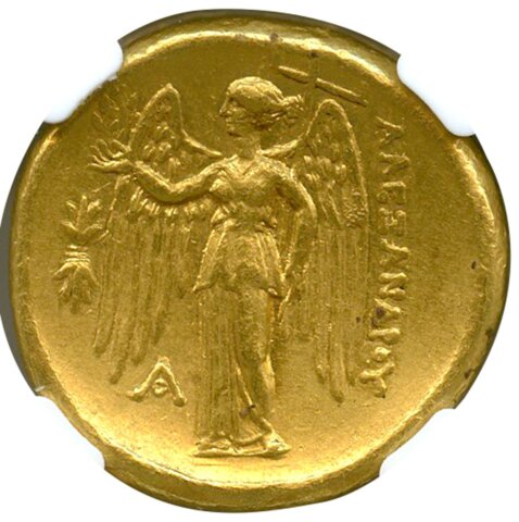 アレクサンダー大王（女神アテナ） 2ステーター金貨 336-323BC