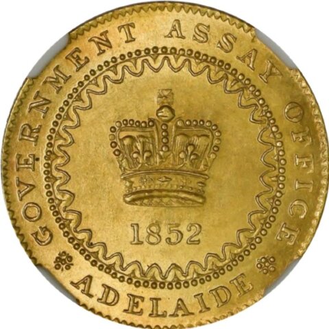 ゴールドラッシュ ソブリン金貨 1852年