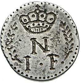 モンテネグロ ナポレオン1世 1フラン銀貨 1813年