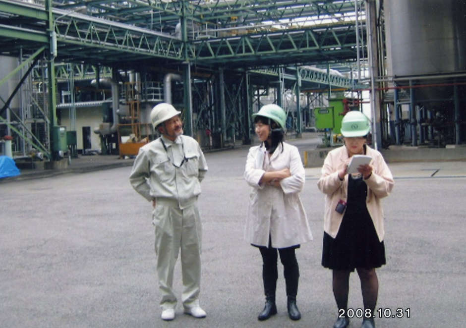 2008年10月　サングレイン蒸留所へ