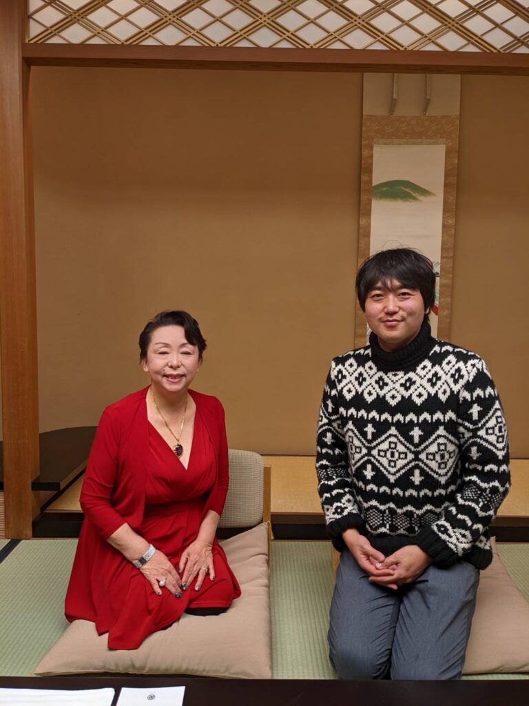 武田双雲先生にお会いしました。